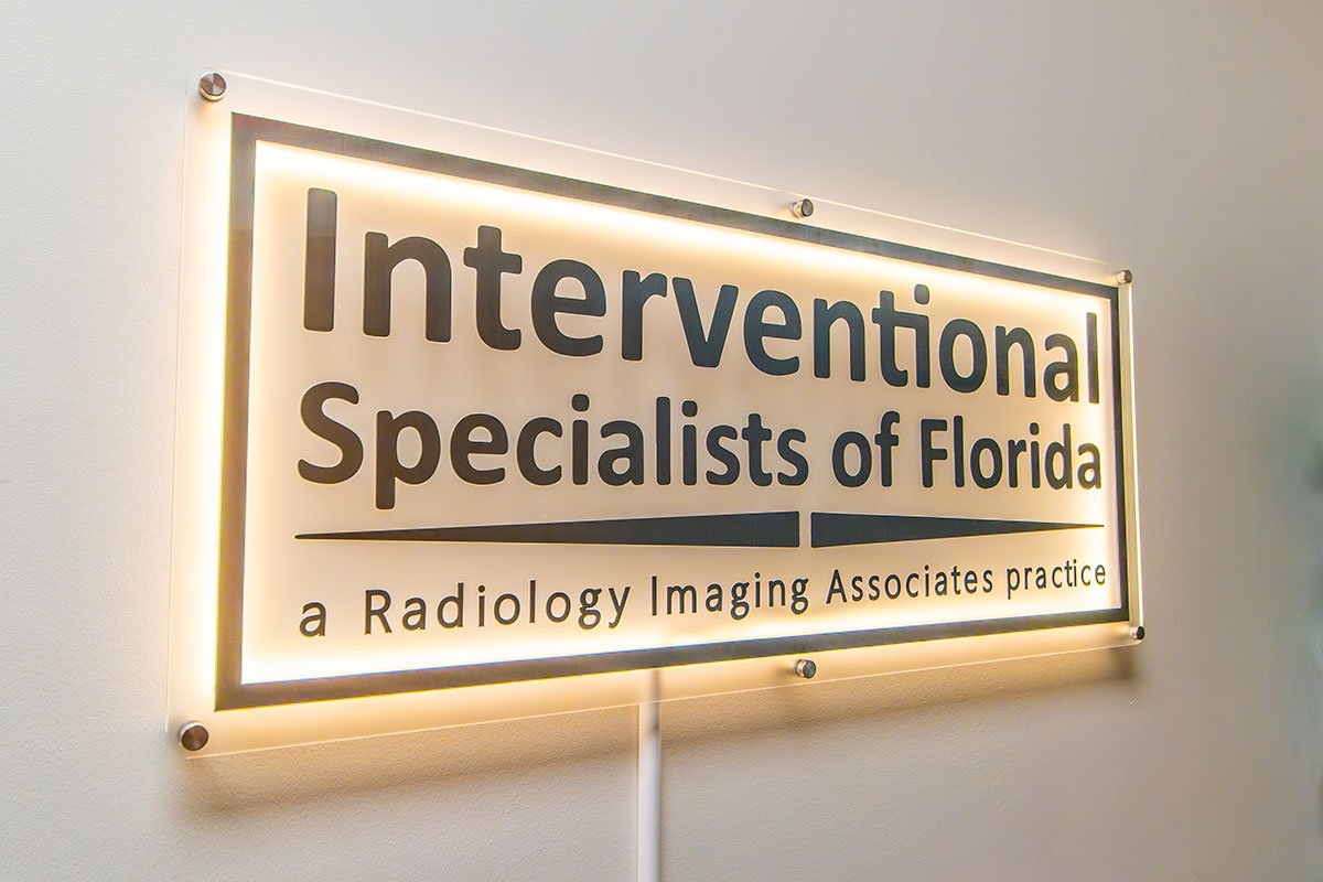 Interventional Radiology Services sign